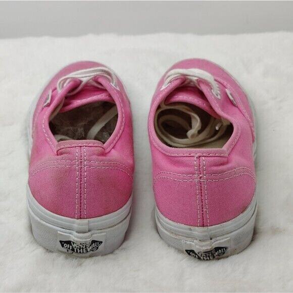 Pink canvas Vans sz 5 - Picture 4 of 7